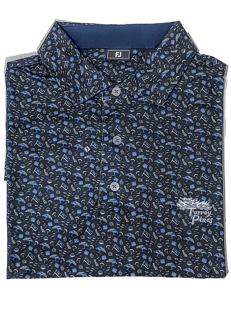 Torrey Pines Men's Local Icons Print Golf Polo 2025