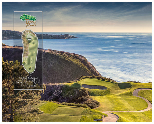 Torrey Pines South Course Signature Par-3 Hole Print