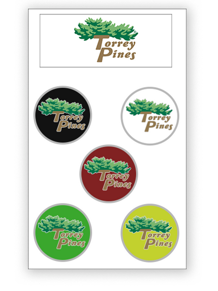 Torrey Pines Ball Marker Set