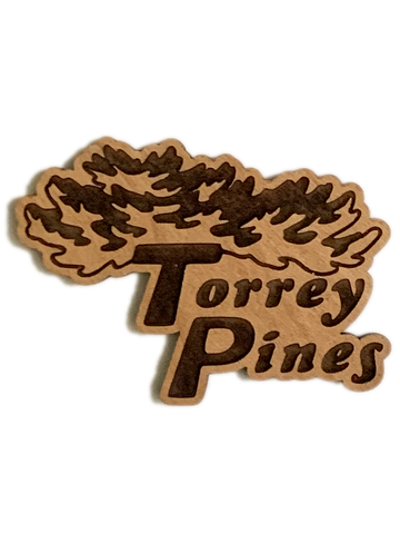 Torrey Pines Wooden Refrigerator Magnets - The Golf Shop at Torrey Pines