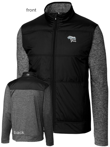 Torrey Pines Stealth Hybrid Quilted Men's Full-Zip Windbreaker Jacket - The Golf Shop at Torrey Pines