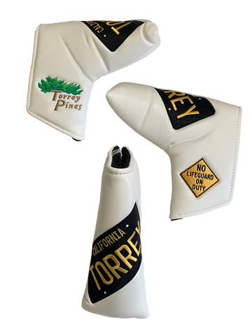 Torrey Pines License Plate Putter Cover - The Golf Shop at Torrey Pines