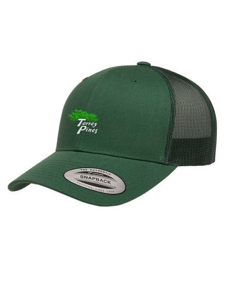 Torrey Pines Structured Snapback Solid Classic Mesh Trucker Cap