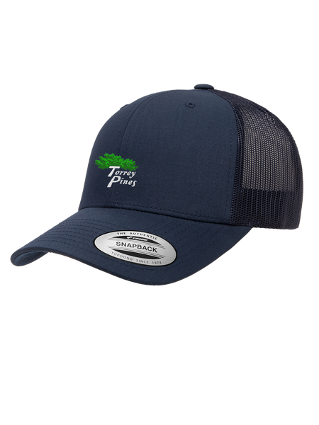 Torrey Pines Structured Snapback Solid Classic Mesh Trucker Cap