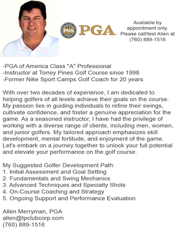 Golf Lessons by Allen Merryman, PGA