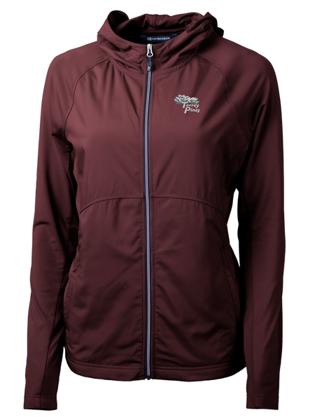Torrey Pines Women's Adapt Eco Knit Hooded Hybrid Full Zip Jacket