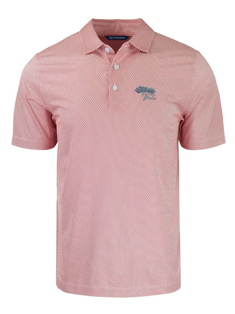 Torrey Pines Mens Pike Recycled Symmetry Print Mens Polo