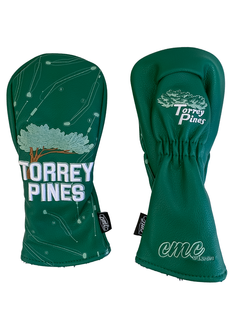 Torrey Pines Custom CMC Design Hybrid/Rescue Headcovers