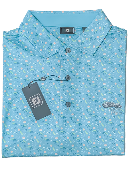 Torrey Pines Men's Local Icons Print Golf Polo 2025