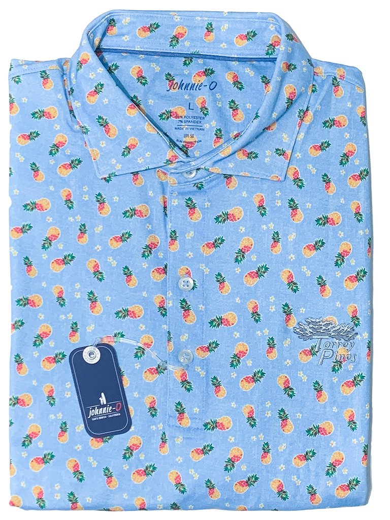 Torrey Pines Men's Pineapple Crush Printed Golf Polo by Johnnie-O