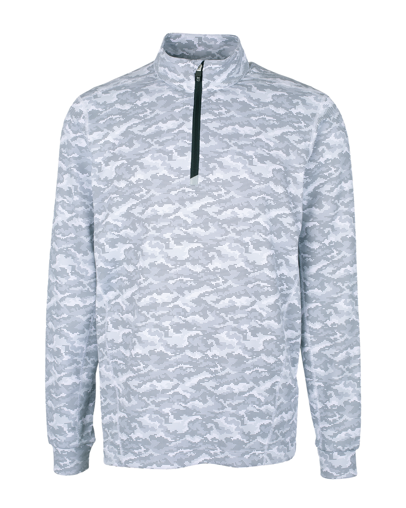 Torrey Pines Men's Traverse Camo Stretch Quarter Zip Pullover