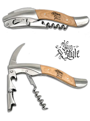 Torrey Pines Oak Wood & Stainless Steel Wine Opener