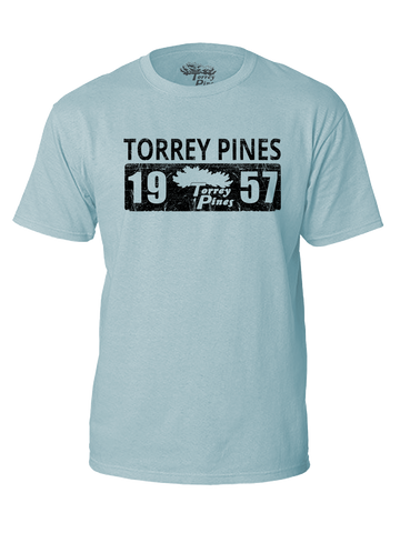 Torrey Pines Premium 1957 Distressed Short Sleeve Tee Shirt