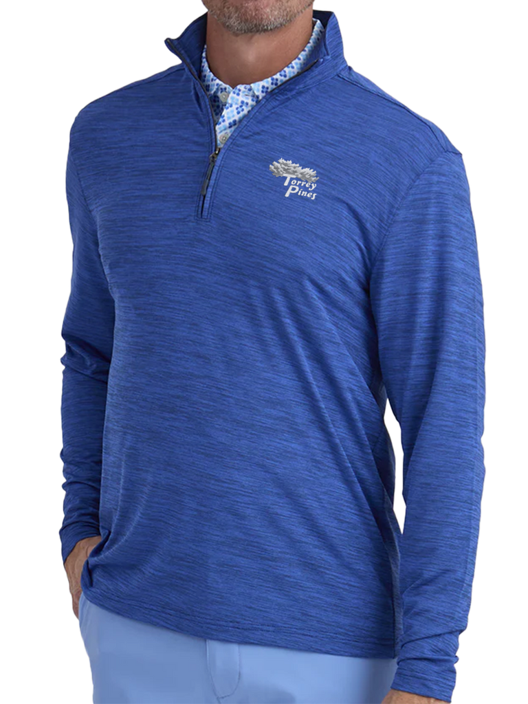 Torrey Pines Mens Channing 1/4-Zip Long Sleeve Layering Piece