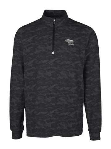 Torrey Pines Men's Traverse Camo Stretch Quarter Zip Pullover