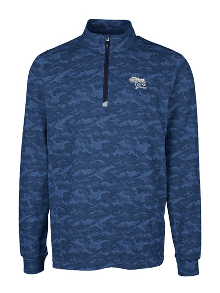 Torrey Pines Men's Traverse Camo Stretch Quarter Zip Pullover