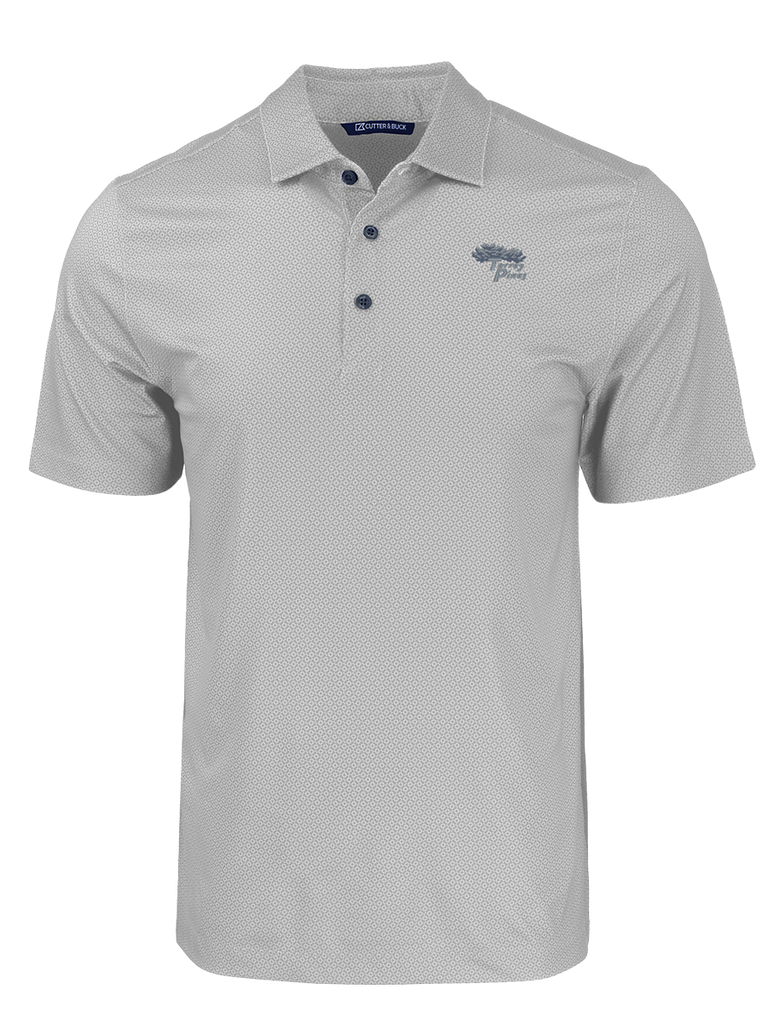 Torrey Pines Men's Pike Eco Tonal Geo Print Recycled Polo