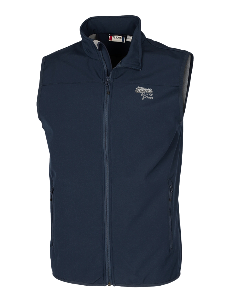 Torrey Pines Trail Softshell Vest - Merchandise and Services from The Golf Shop at Torrey Pines