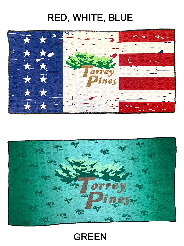 Torrey Pines Rival Microfiber Sports Towel - The Golf Shop at Torrey Pines