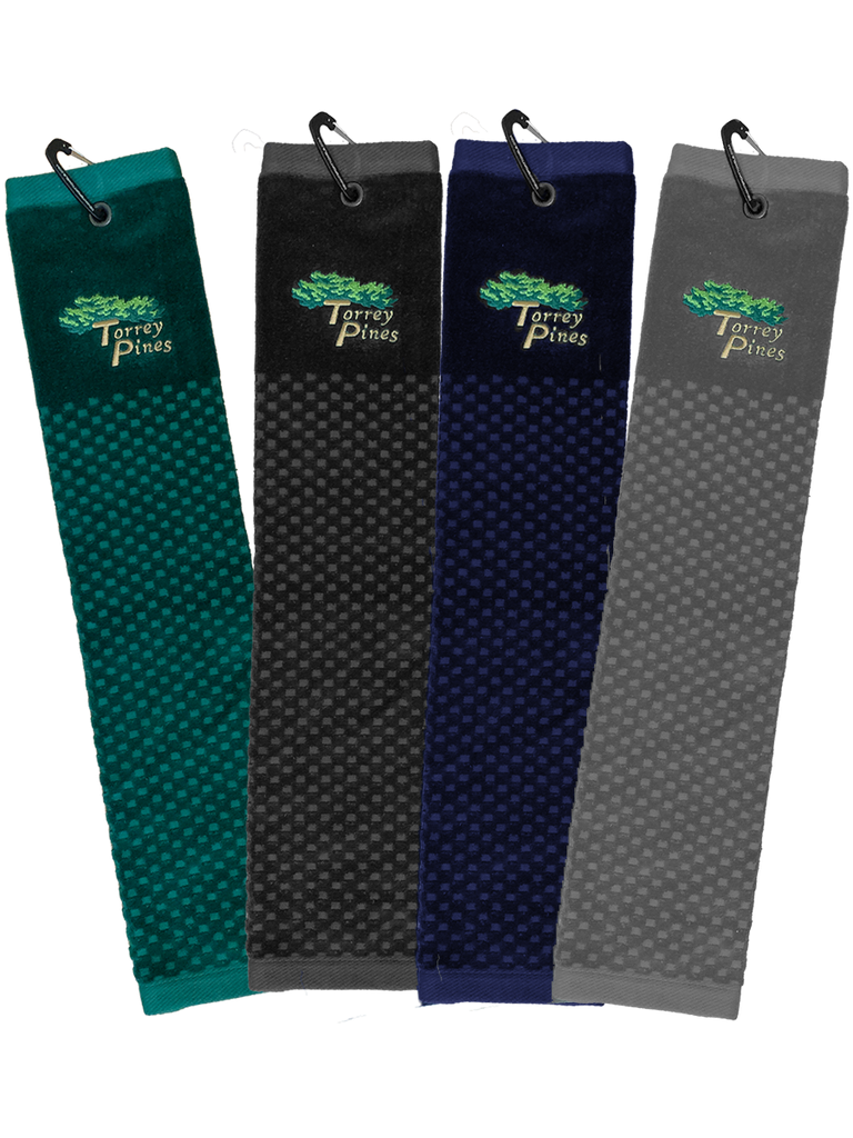 Torrey Pines Cotton Scrubber Golf Towel - The Golf Shop at Torrey Pines