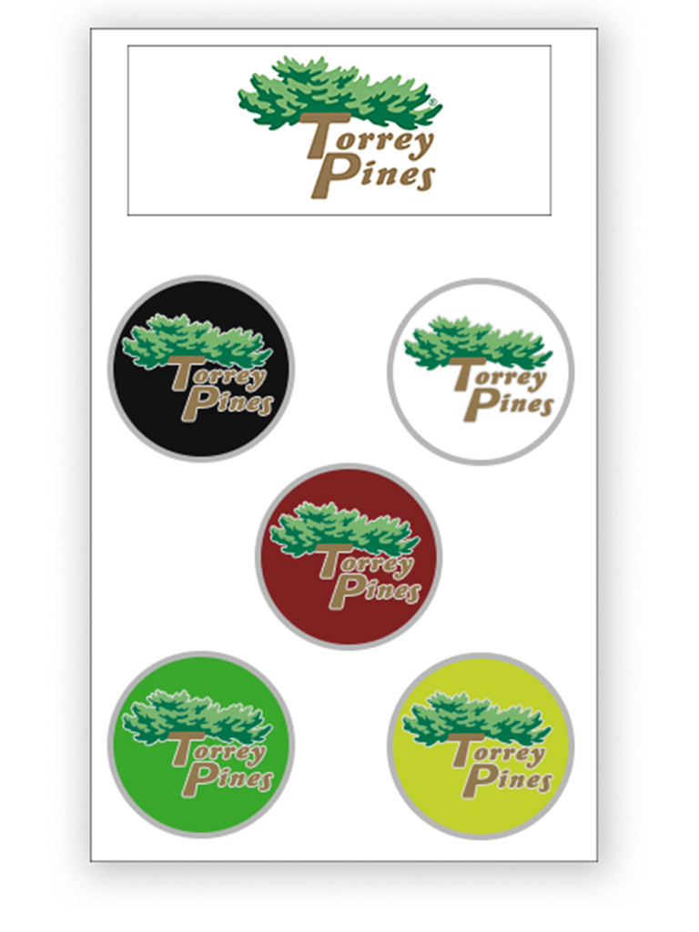 Torrey Pines Ball Marker Set - The Golf Shop at Torrey Pines