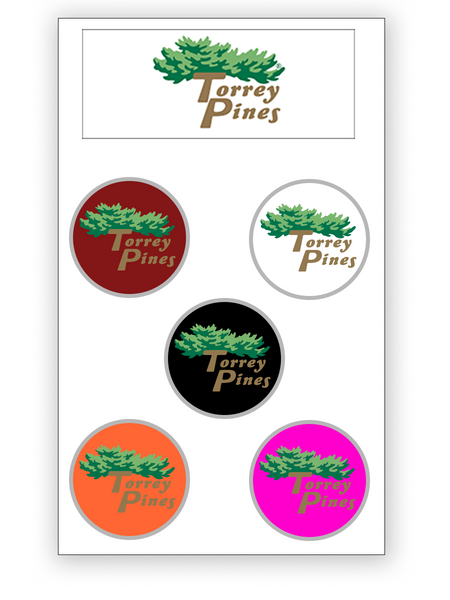 Torrey Pines Multi-color Ball Marker Set – The Golf Shop at Torrey