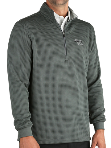 Torrey Pines Men's Long Sleeve 1/2-Zip Optic Pullover - Merchandise and Services from The Golf Shop at Torrey Pines