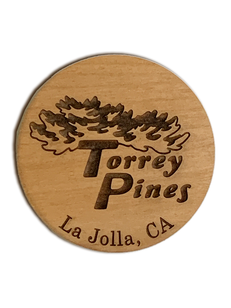 Torrey Pines Wooden Refrigerator Magnets - The Golf Shop at Torrey Pines