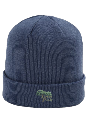 Torrey Pines Heathered Cuffed Knit Beanie - Merchandise and Services from The Golf Shop at Torrey Pines