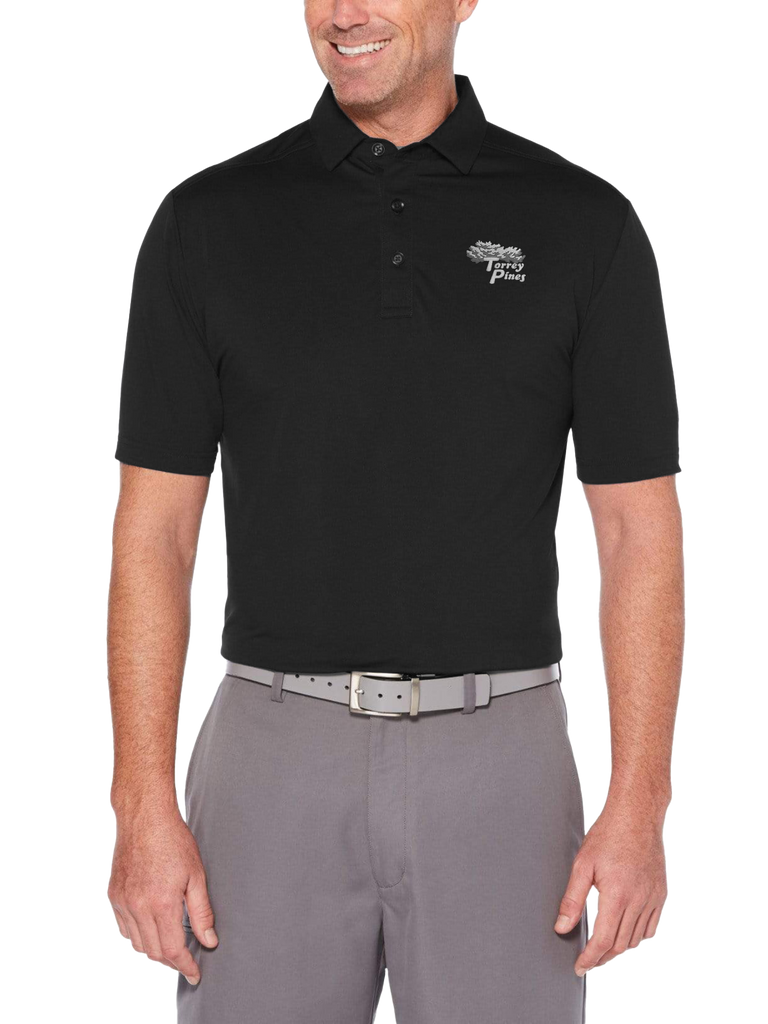 Torrey Pines Mens Cooling Micro Hex Golf Polo - Merchandise and Services from The Golf Shop at Torrey Pines