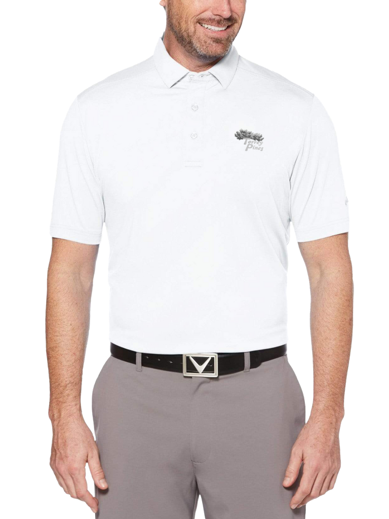 Torrey Pines Mens Cooling Micro Hex Golf Polo - Merchandise and Services from The Golf Shop at Torrey Pines