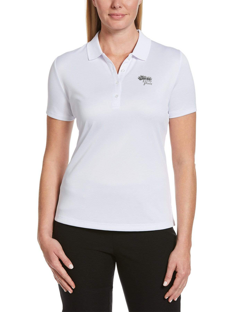 Torrey Pines Women's Swing Tech Solid Polo - The Golf Shop at Torrey Pines