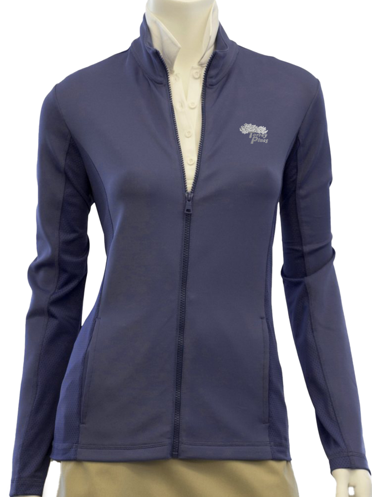 Torrey Pines Women's Full Zip Brushed Jersey Jacket - Merchandise and Services from The Golf Shop at Torrey Pines