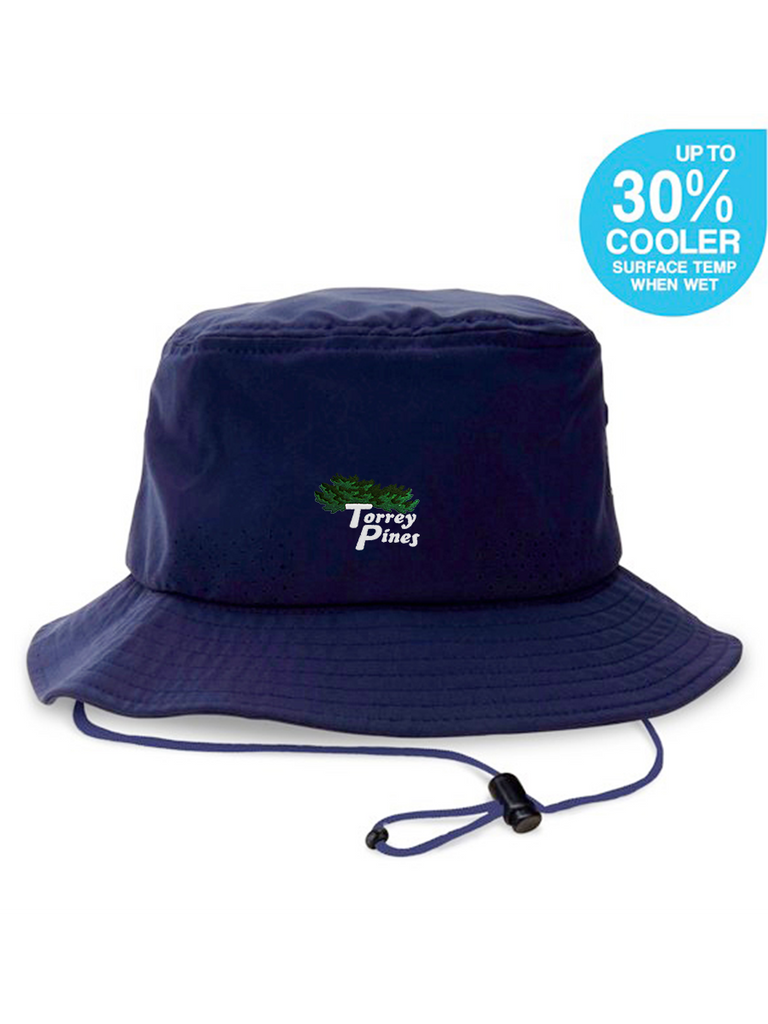 Torrey Pines Cooling Sun-Protection Bucket Hat - The Golf Shop at Torrey Pines