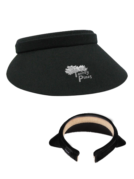 Torrey Pines Women's Clip-On Visor - Merchandise and Services from The Golf Shop at Torrey Pines