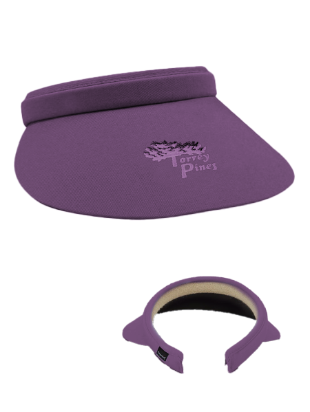 Torrey Pines Women's Clip-On Visor - Merchandise and Services from The Golf Shop at Torrey Pines