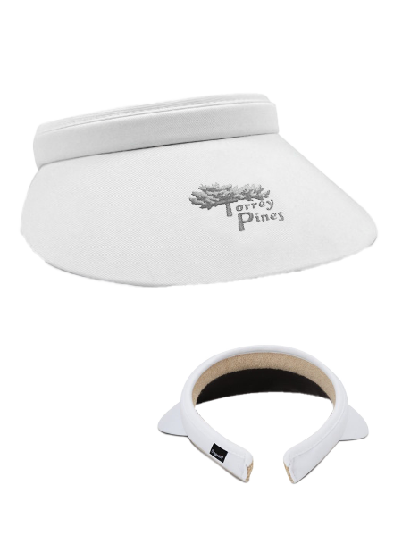 Torrey Pines Women's Clip-On Visor - Merchandise and Services from The Golf Shop at Torrey Pines