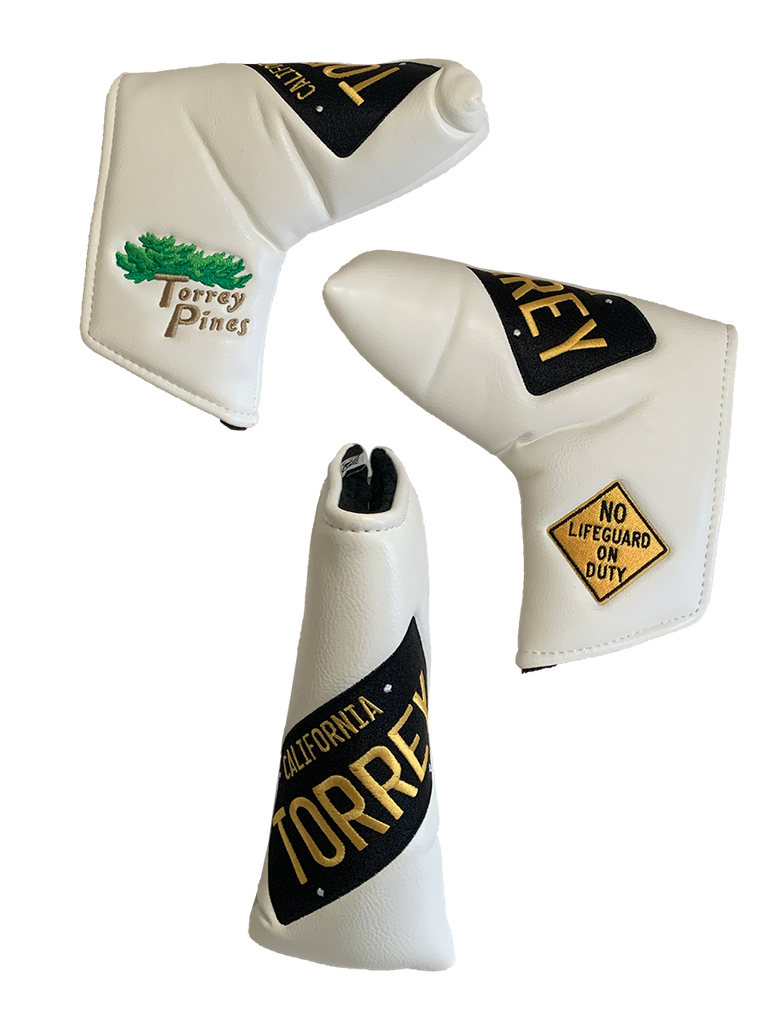 Torrey Pines License Plate Putter Cover - The Golf Shop at Torrey Pines