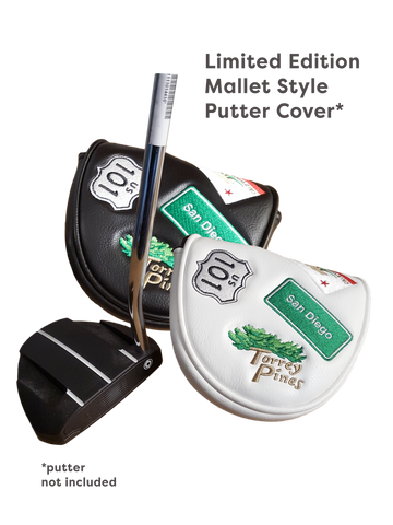 Torrey Pines Limited Edition Mallet Style Putter Cover - Merchandise and Services from The Golf Shop at Torrey Pines